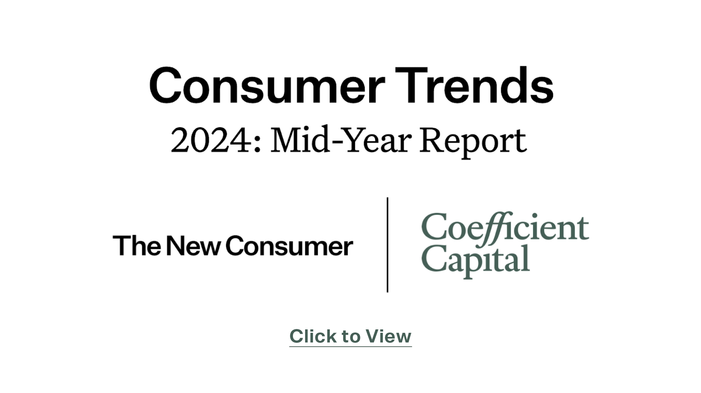 Consumer Trends 2024: Mid-Year Report